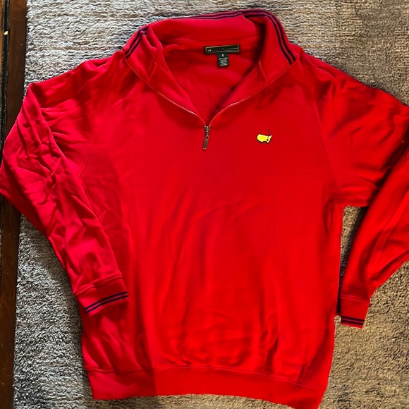 Masters collection. Worn twice red pullover - Picture 1 of 3